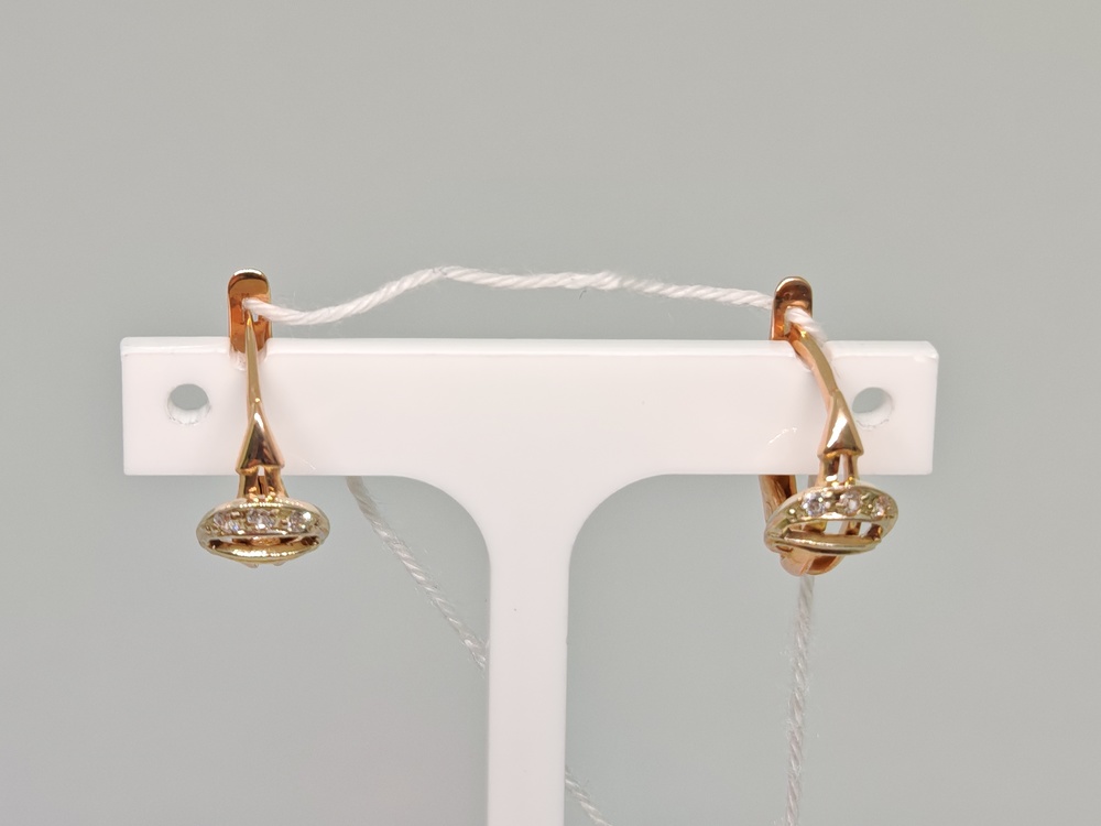 СЕРЬГИ С КАМНЯМИ (Au 585)