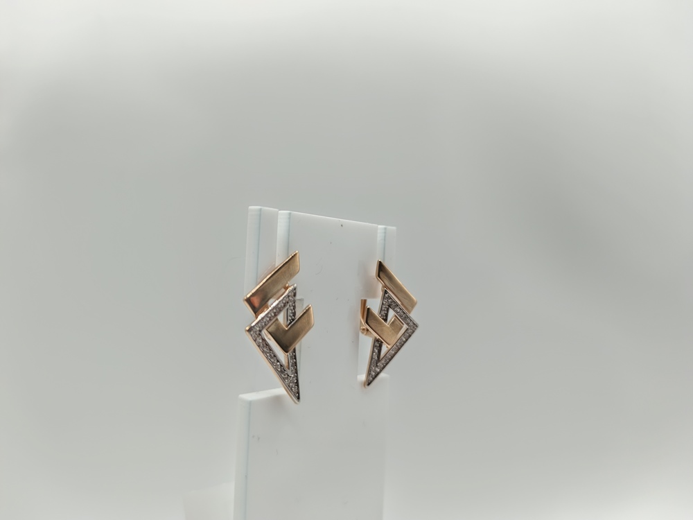 СЕРЬГИ С КАМНЯМИ (Au 585)