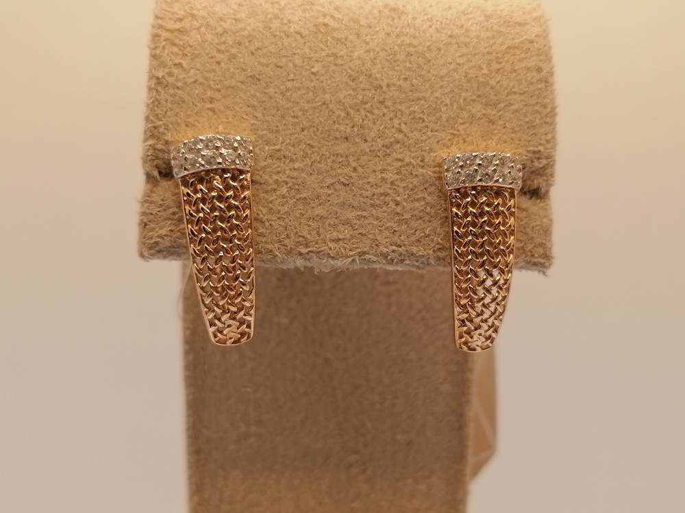 СЕРЬГИ С КАМНЯМИ (Au 585)