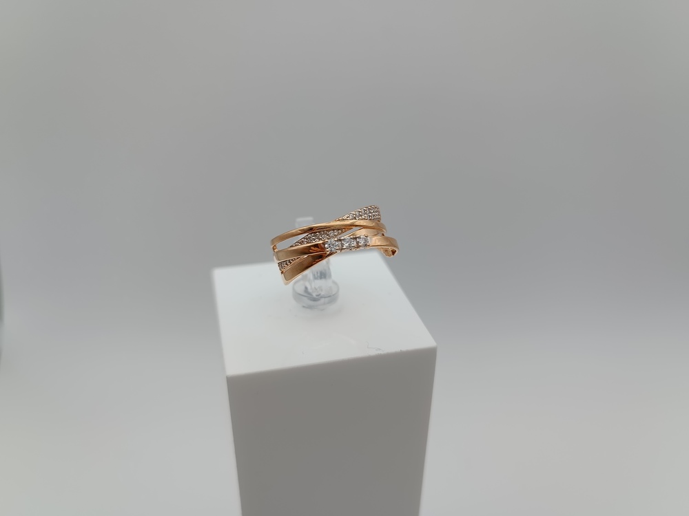 КОЛКМИ585 КОЛЬЦО С КАМНЯМИ (Au 585)