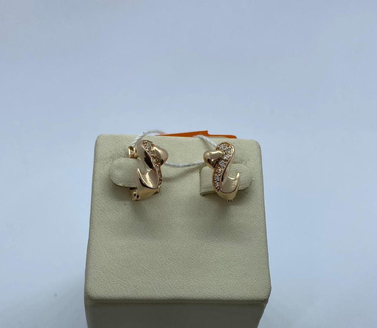 СЕРЬГИ С КАМНЯМИ (Au 585)