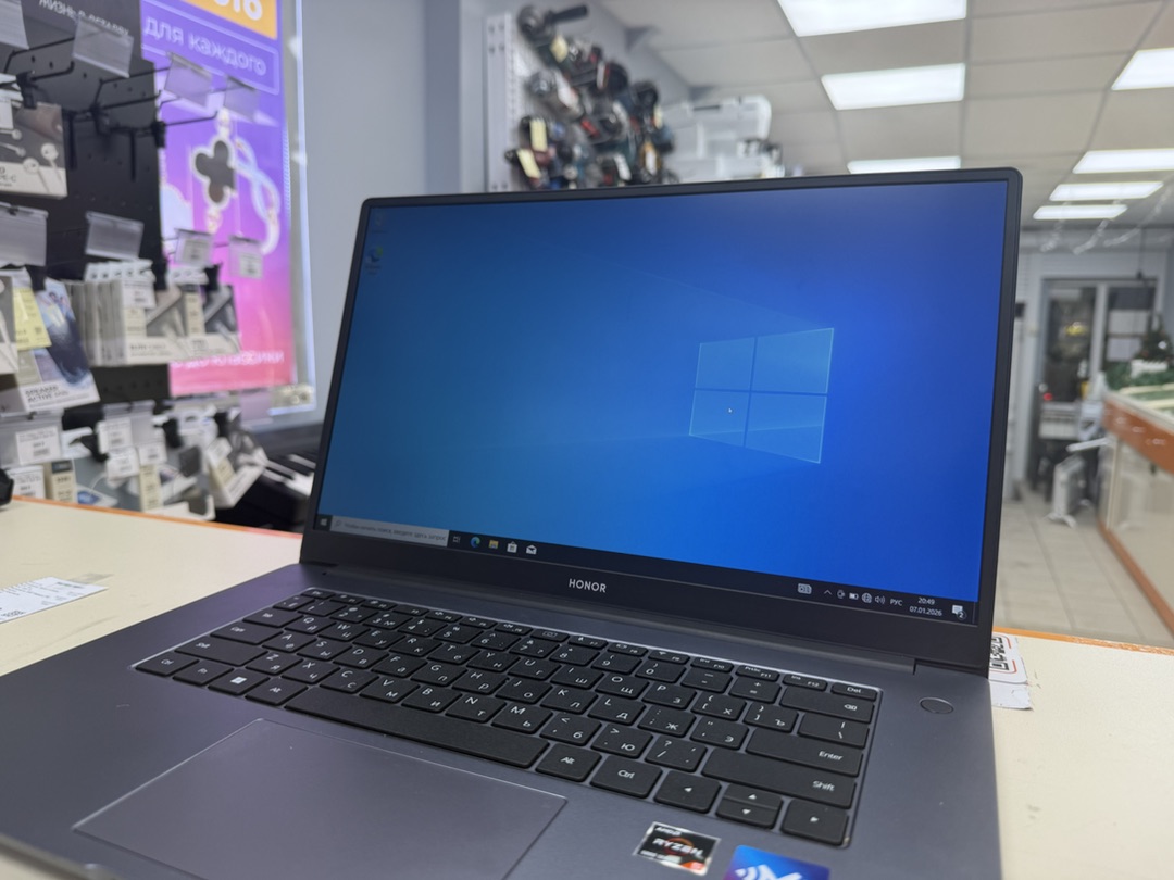 Ноутбук Honor; Ryzen 5-5500U, AMD Radeon (TM) Graphics, 8 Гб, 500 Гб, Нет