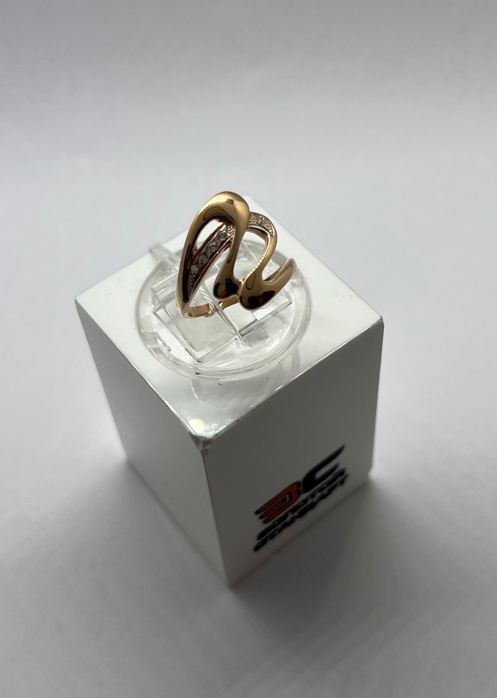 КОЛКМИ585 КОЛЬЦО С КАМНЯМИ (Au 585)