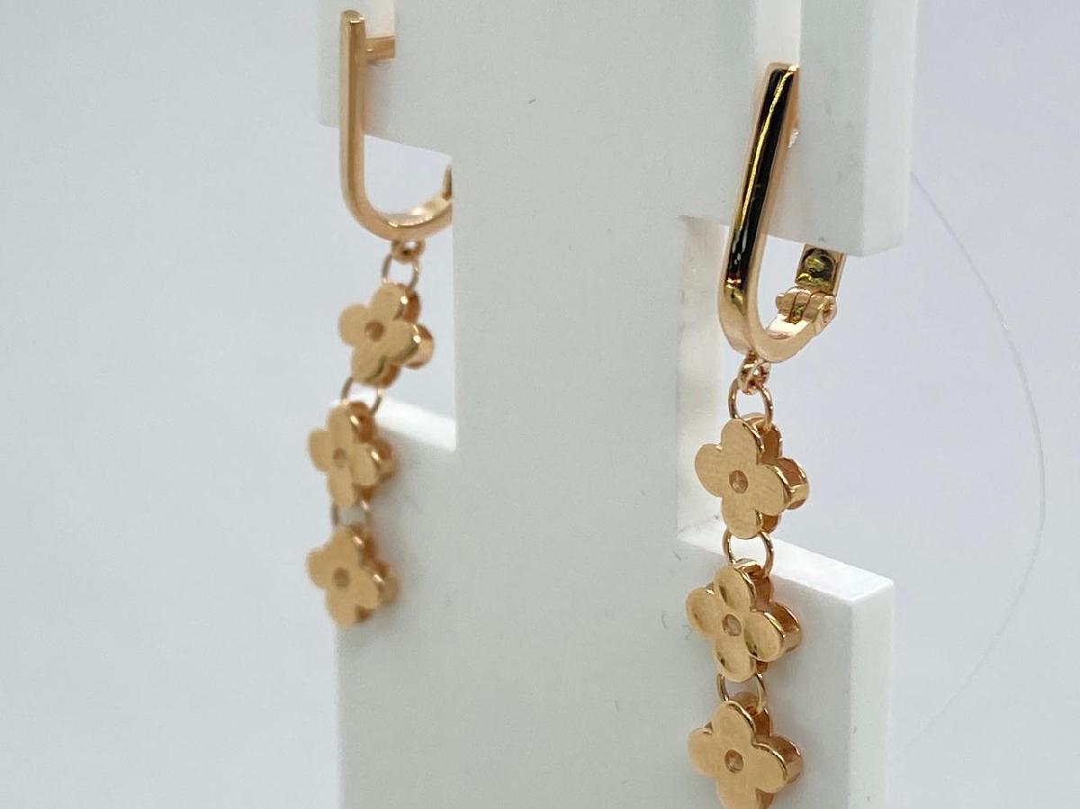 СЕРЬГИ БЕЗ КАМНЯ (Au 585)