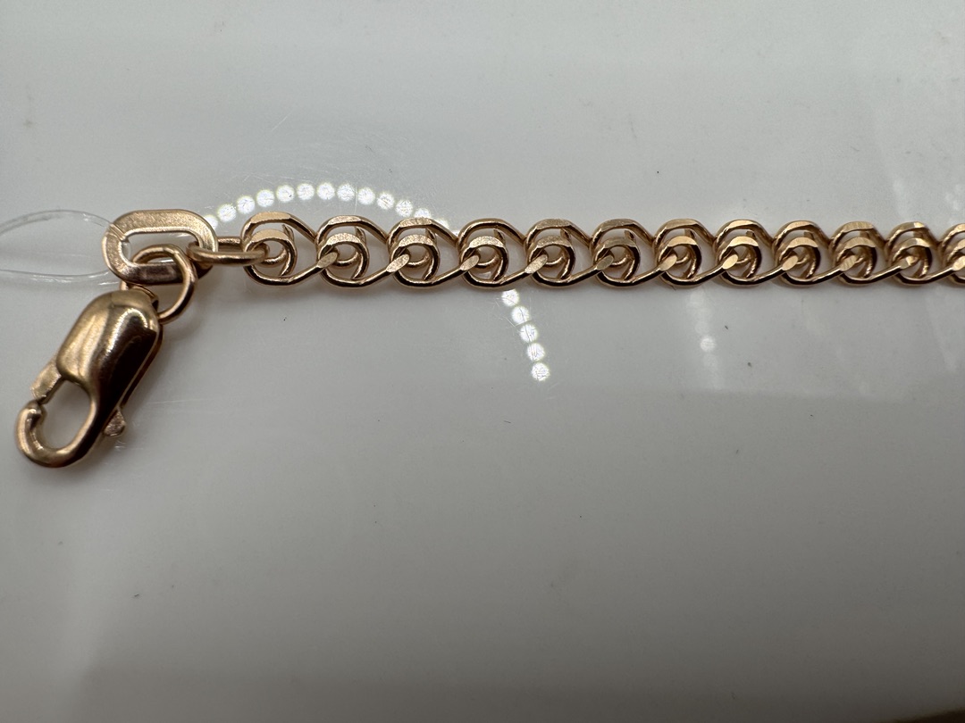 БРАСЛЕТ ПОЛНОВЕСНЫЙ Лав (Au 585)