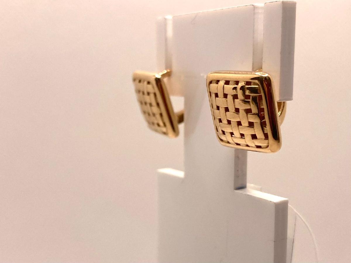 СЕРЬГИ БЕЗ КАМНЯ (Au 585)