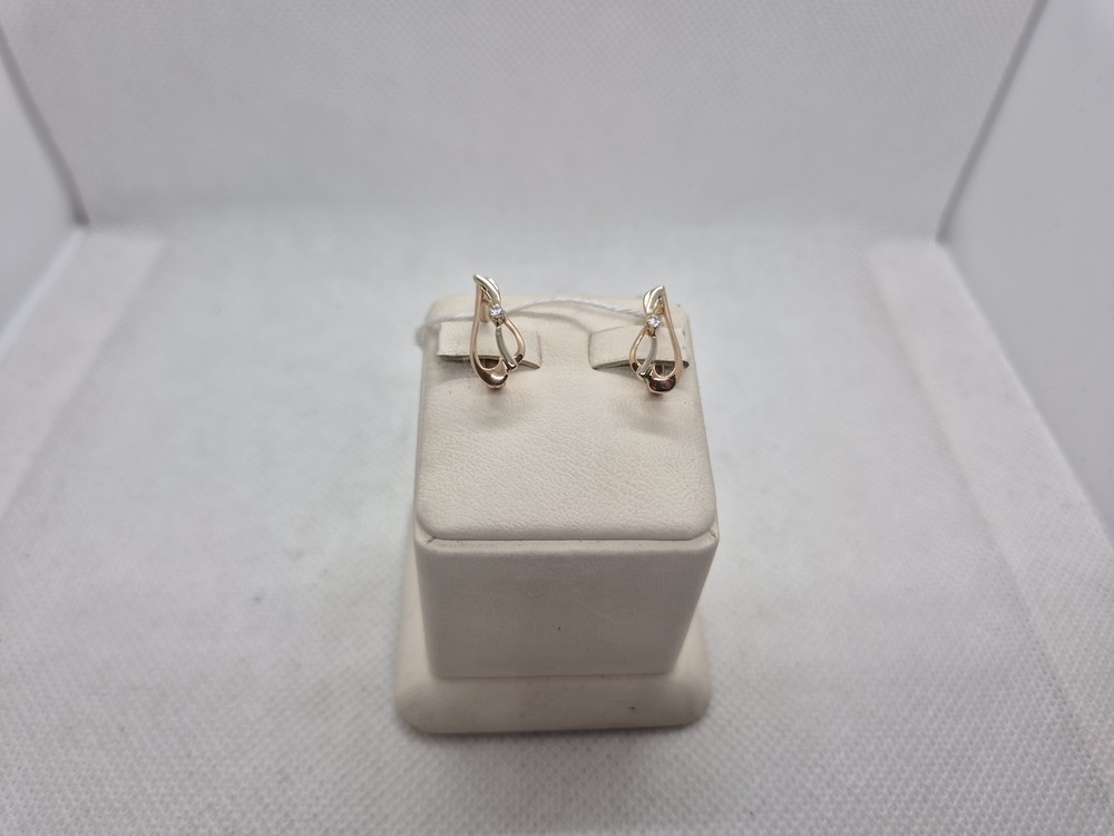 СЕРЬГИ С КАМНЕМ (Au 585)