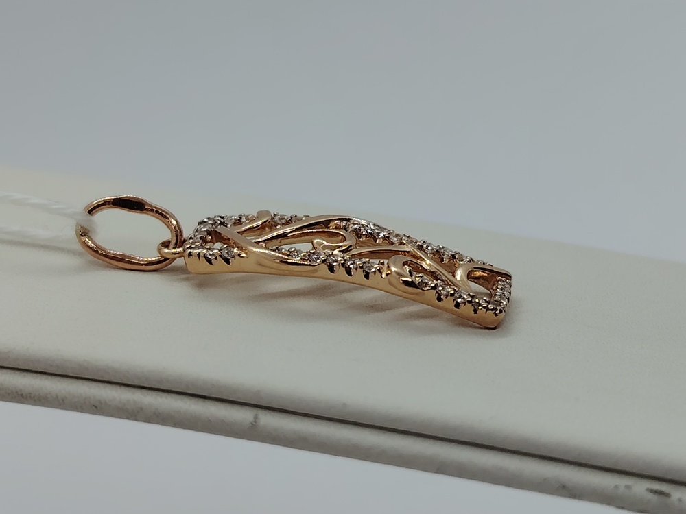 ПОДКМИ585 ПОДВЕСКА С КАМНЯМИ (Au 585)