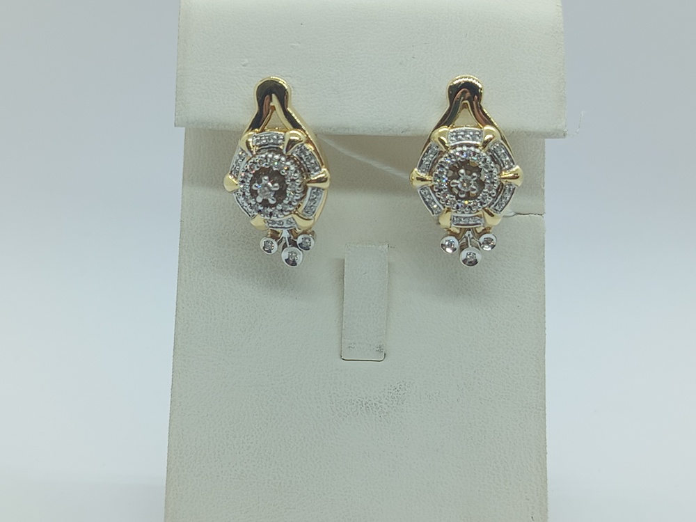 СЕРЬГИ БРИЛЛИАНТ (Au 585)