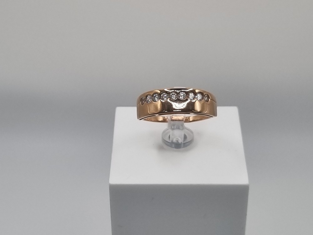 КОЛКМИ585 КОЛЬЦО С КАМНЯМИ (Au 585)