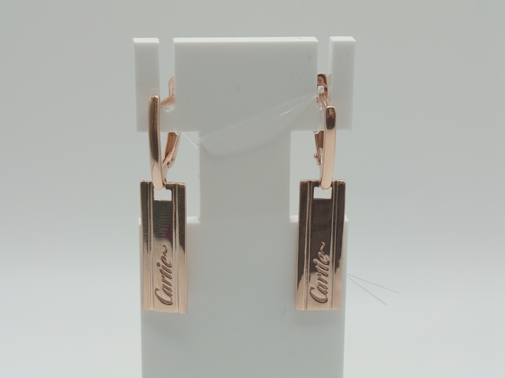 СЕРЬГИ БЕЗ КАМНЯ (Au 585)