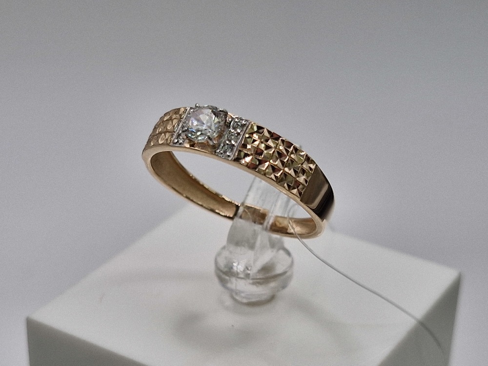 КОЛЬЦО ПЕЧАТКА с камнем (Au 585)