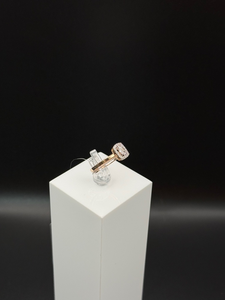 КОЛЬЦО С КАМНЯМИ (Au 585)