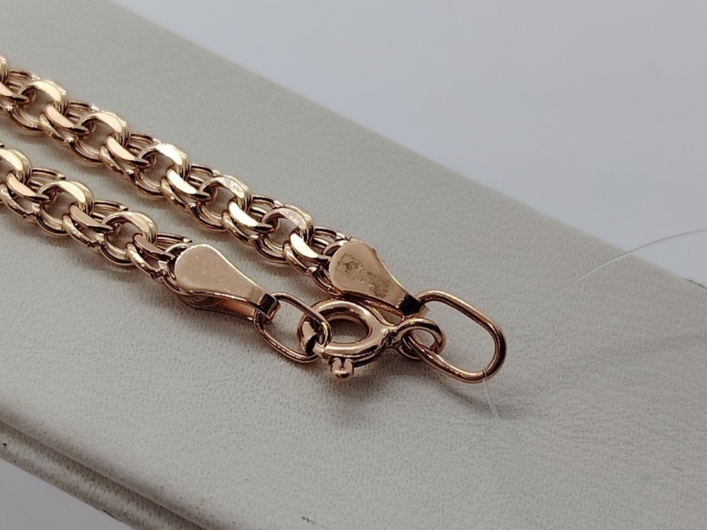 ЦЕПЬ ПУСТОТЕЛАЯ Бисмарк (Au 585)