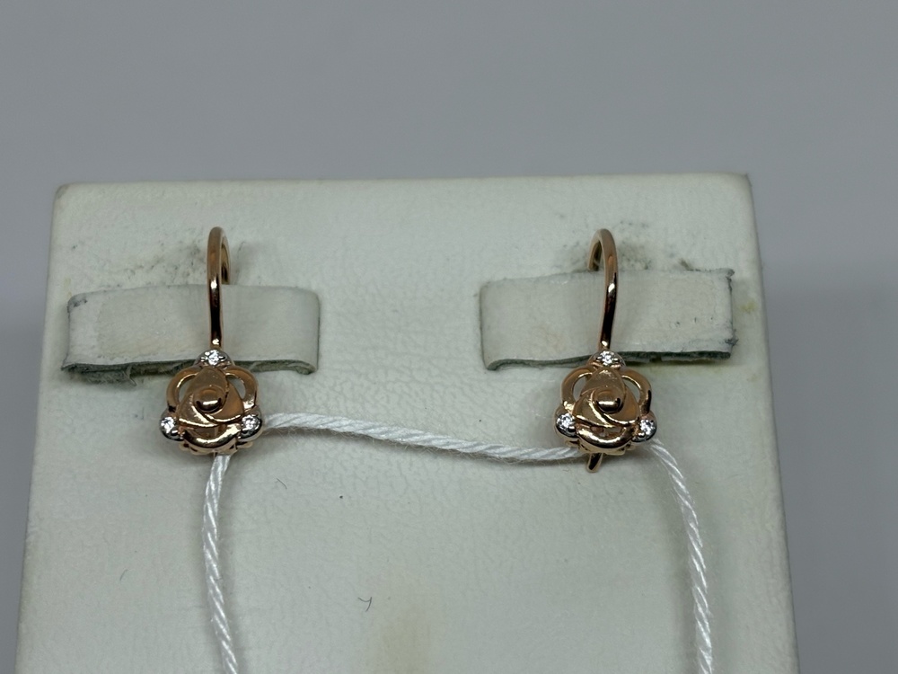 СЕРЬГИ С КАМНЯМИ (Au 585)