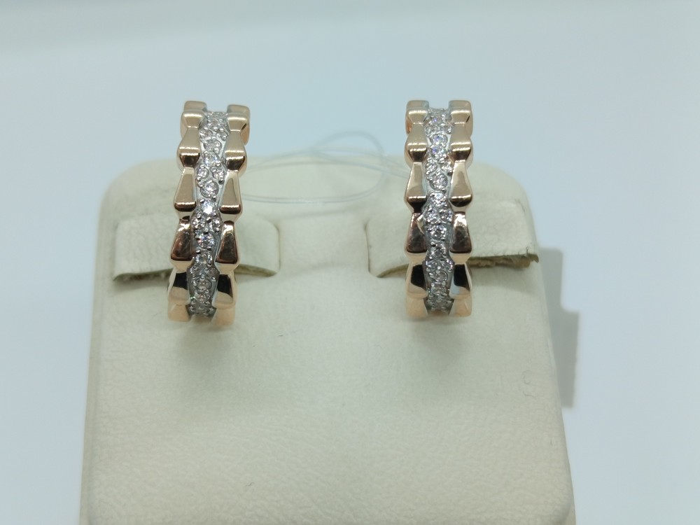 СЕРЬГИ С КАМНЯМИ (Au 585)