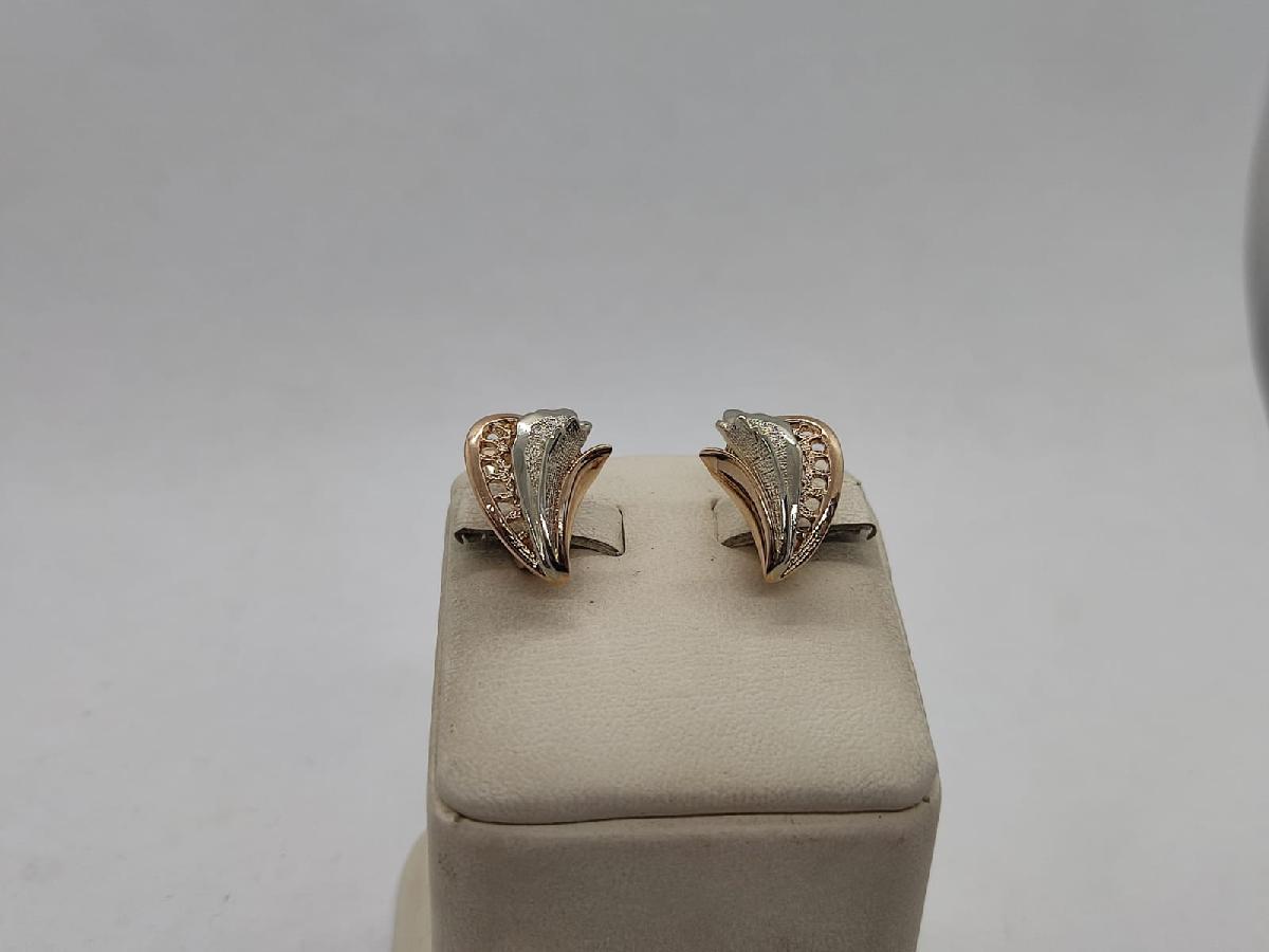 СЕРЬГИ БЕЗ КАМНЯ (Au 585)