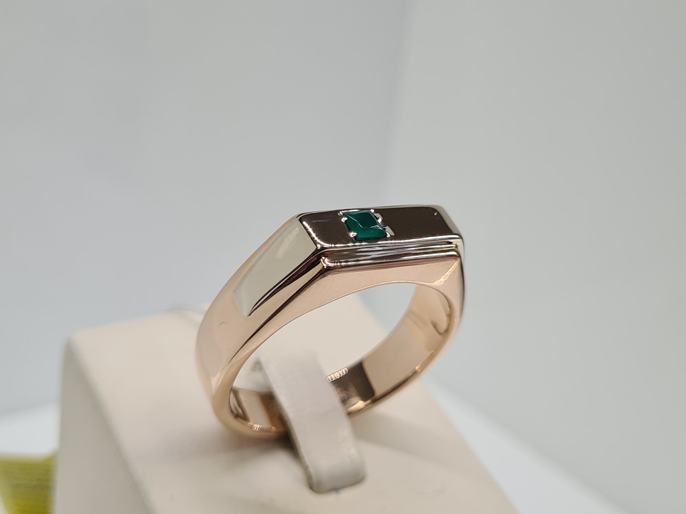 КОЛЬЦО ПЕЧАТКА оникс (Au 585)