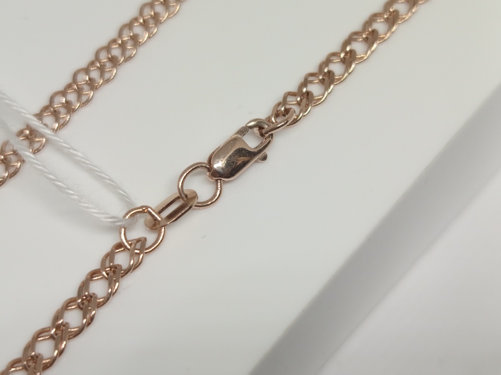 ЦЕПЬ ПОЛНОВЕСНАЯ Ромб двойной (Au 585)