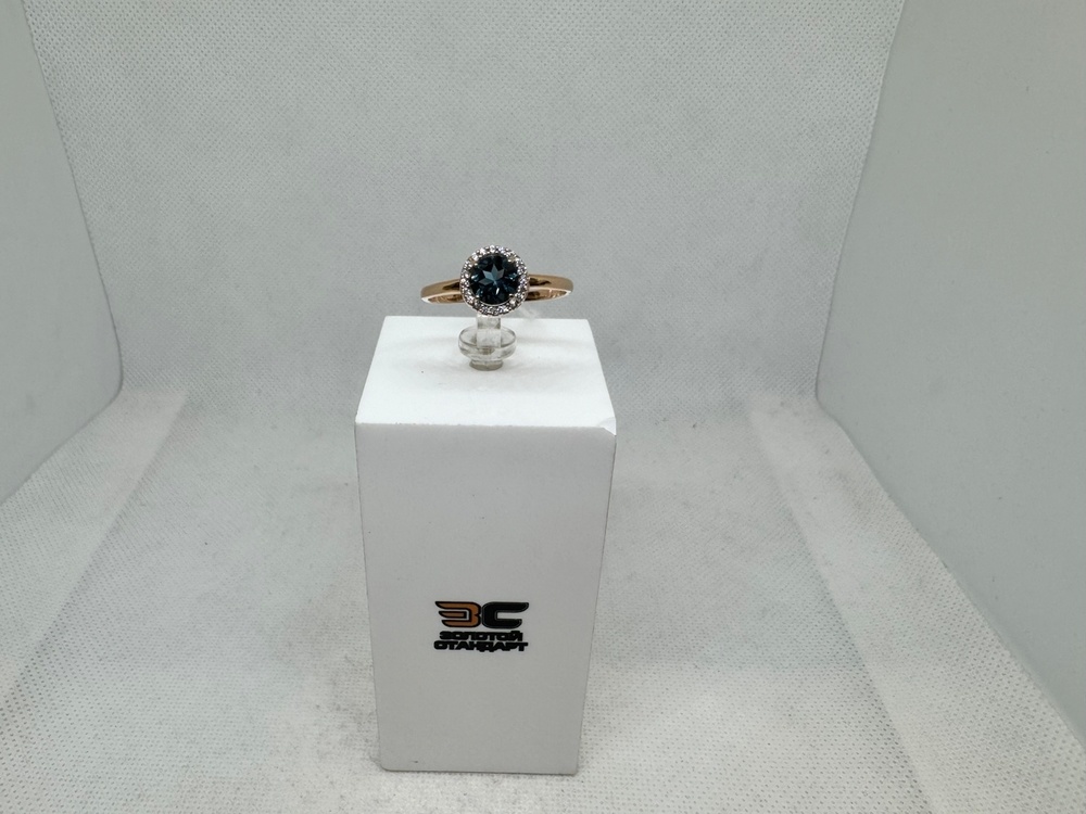 КОЛКМИ585 КОЛЬЦО С КАМНЯМИ (Au 585)