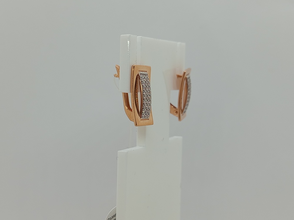 СЕРЬГИ С КАМНЯМИ (Au 585)