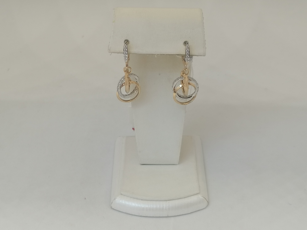 СЕРЬГИ С КАМНЯМИ (Au 585)