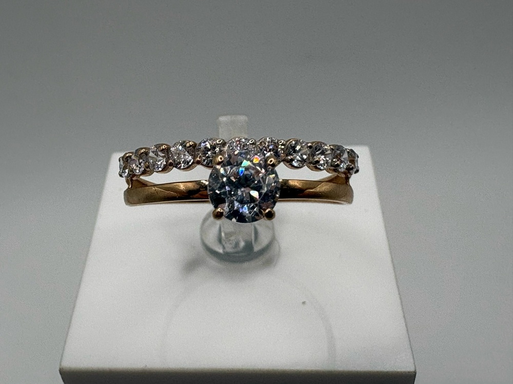 КОЛКМИ585 КОЛЬЦО С КАМНЯМИ (Au 585)