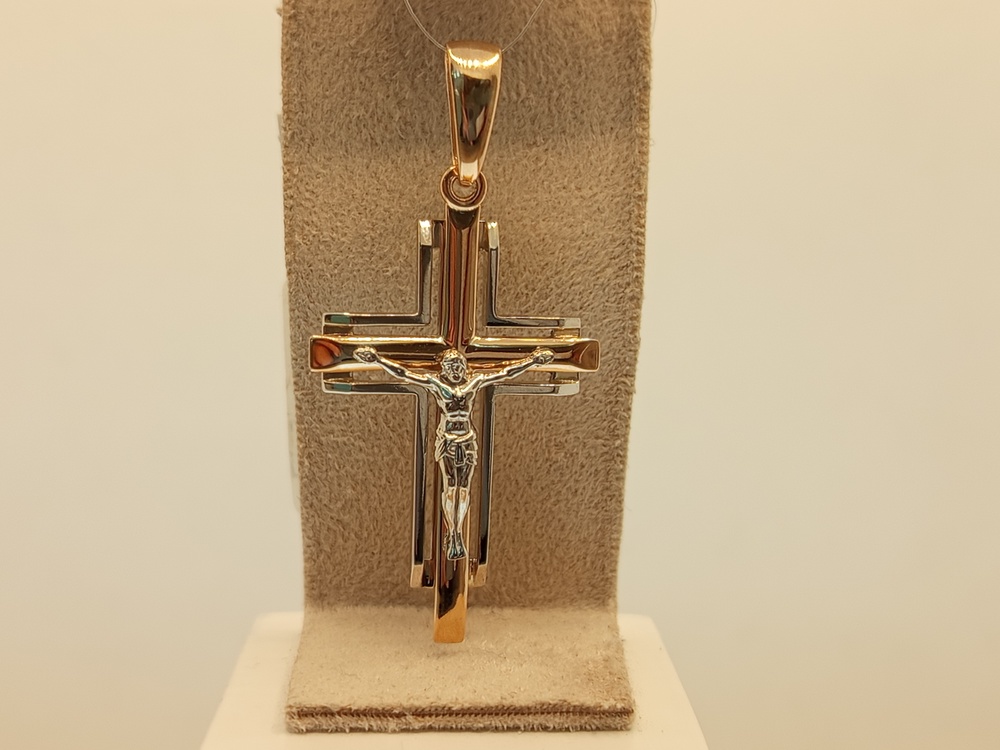 810-00341-10-00-00-00 ПОДВЕСКА КРЕСТ (Au 585)