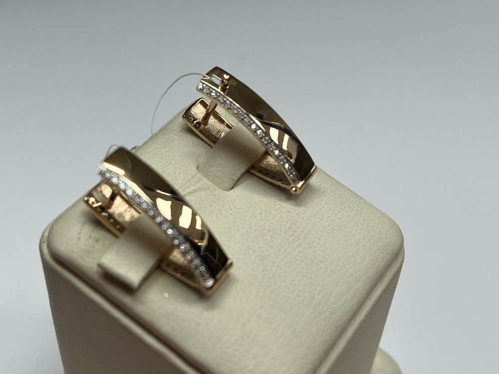 903-00395-10-00-20-00 СЕРЬГИ С КАМНЯМИ (Au 585)