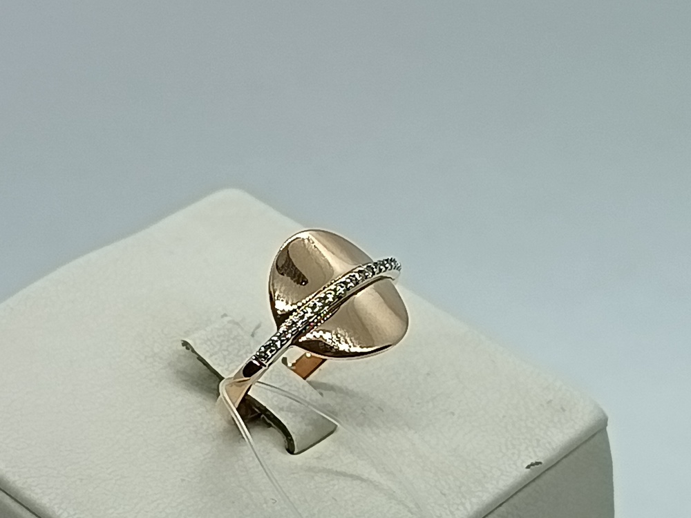 КОЛЬЦО С КАМНЯМИ (Au 585)