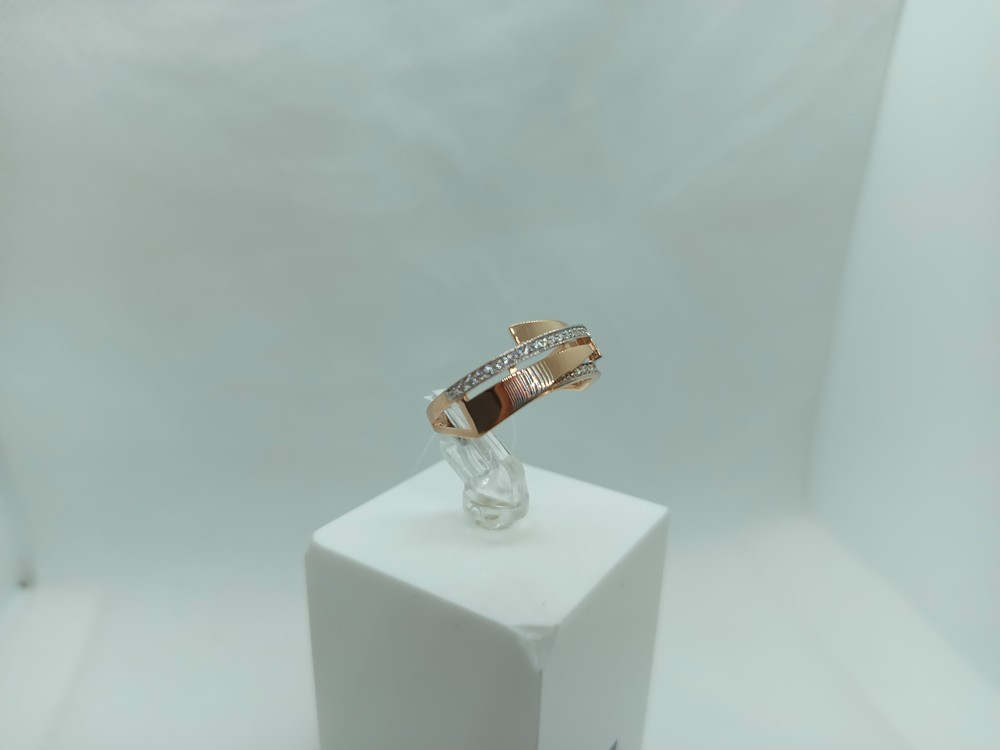 КОЛЬЦО С КАМНЯМИ (Au 585)