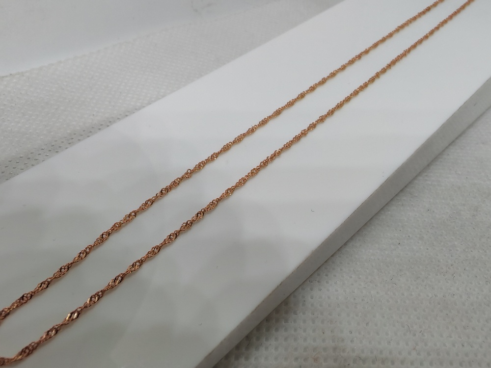 ЦЛСИ585 ЦЕПЬ ПОЛНОВЕСНАЯ Сингапур (Au 585)