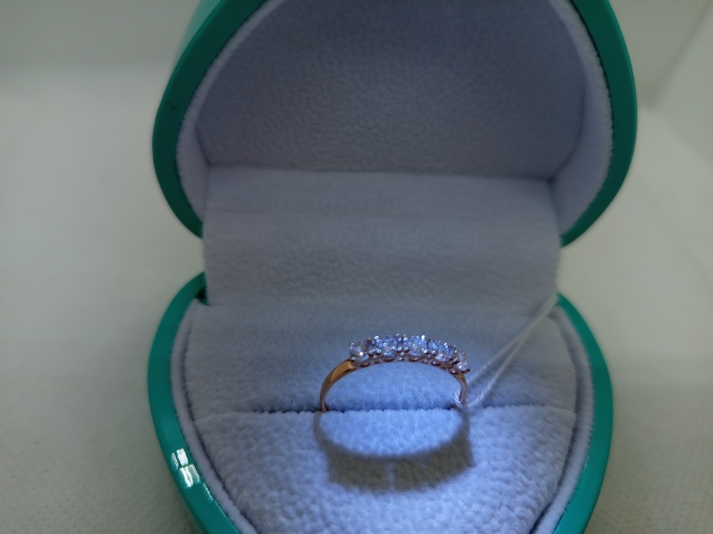 КОЛКМИ585 КОЛЬЦО С КАМНЯМИ (Au 585)