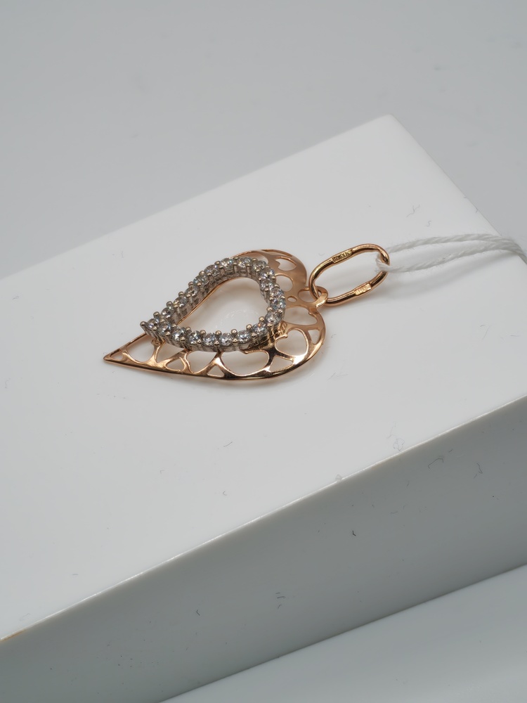 ПОДКМИ585 ПОДВЕСКА С КАМНЯМИ (Au 585)