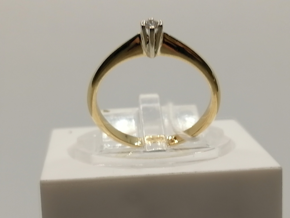 КОЛЬЦО БРИЛЛИАНТ Au 585