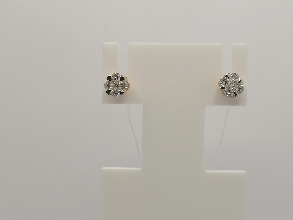 СЕРЬГИ ПУСЕТЫ Бриллиант (Au 585)