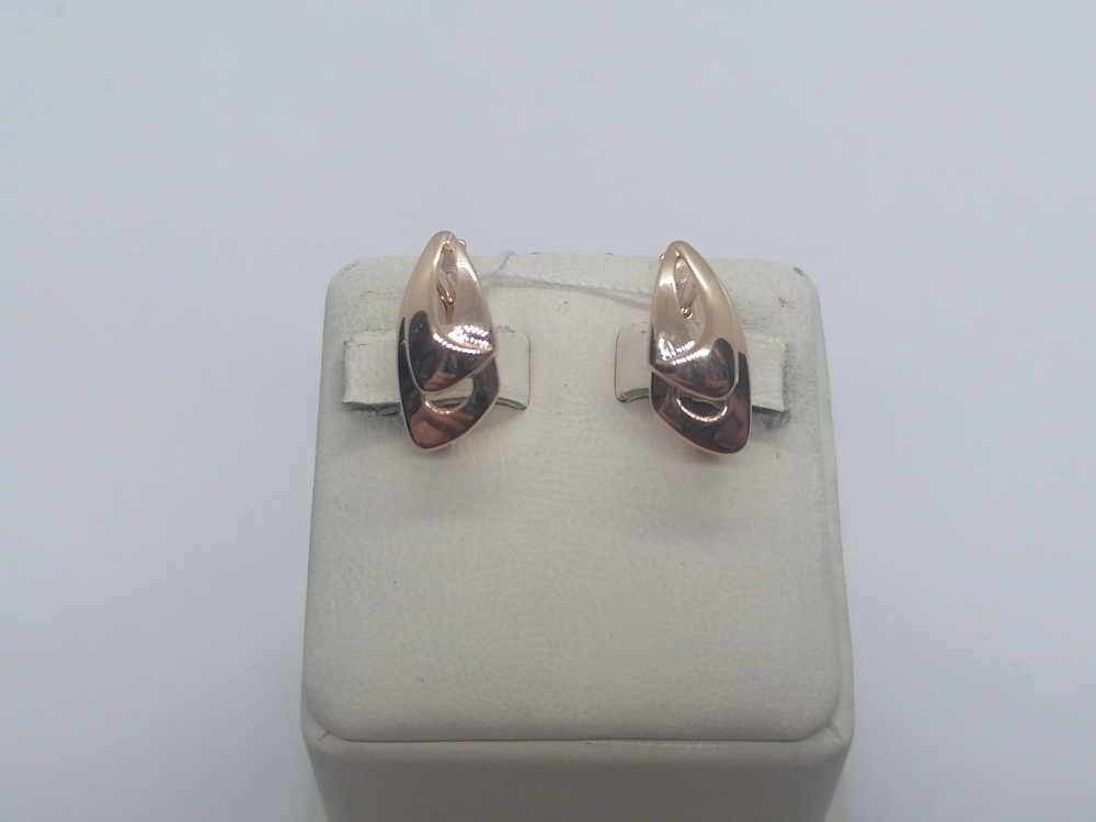 СЕРЬГИ БЕЗ КАМНЯ (Au 585)