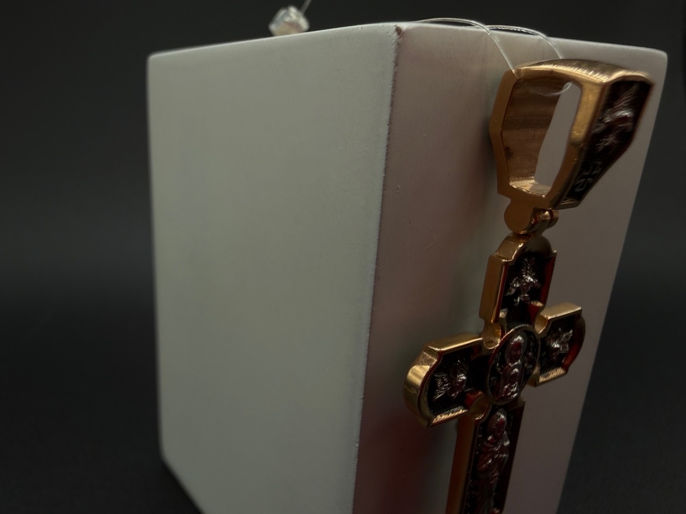 ПОДВЕСКА КРЕСТ без камня (Au 585)