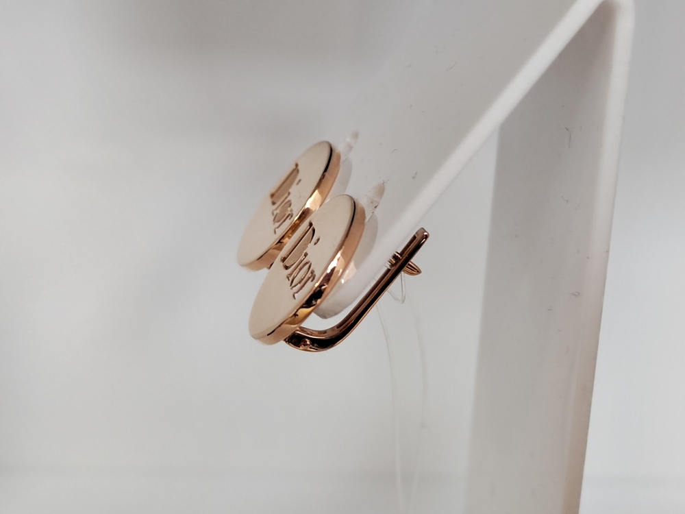 СЕРЬГИ БЕЗ КАМНЯ (Au 585)