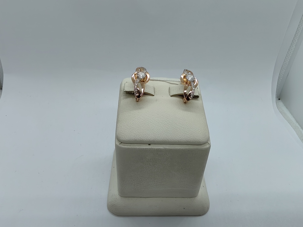 СЕРЬГИ С КАМНЯМИ (Au 585)