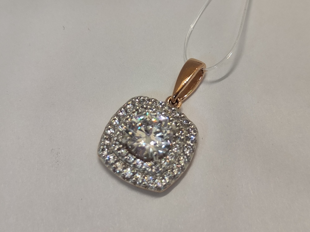 ПОДВЕСКА С КАМНЯМИ (Au 585)