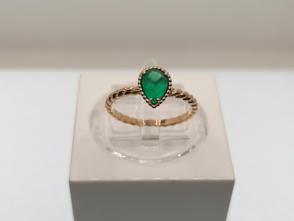 КОЛЬЦО С КАМНЕМ (Au 585)