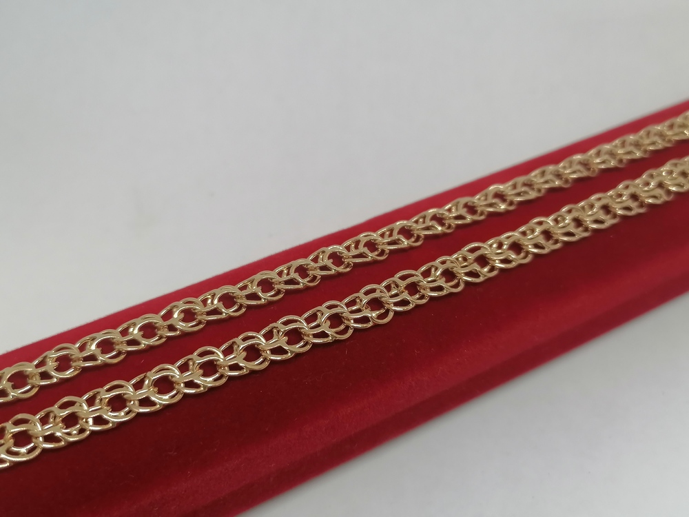 ЦЕПЬ ПОЛНОВЕСНАЯ Бисмарк (Au 585)