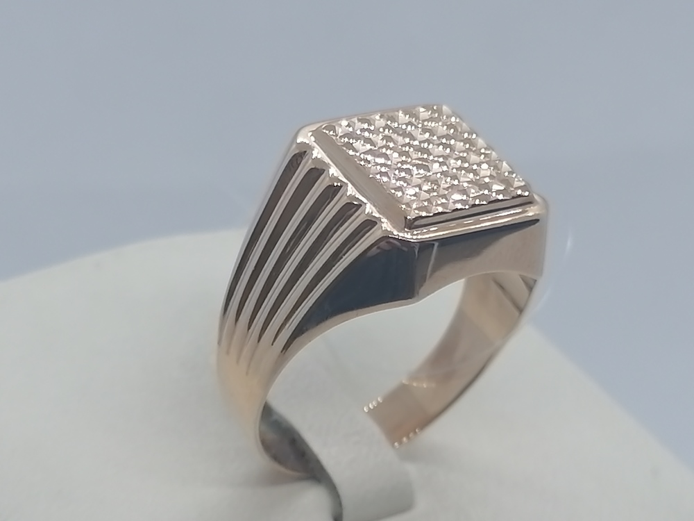 КОЛЬЦО ПЕЧАТКА без камня (Au 585)