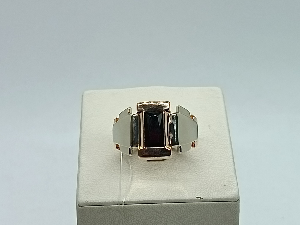 КОЛЬЦО ПЕЧАТКА Гранат (Au 585)