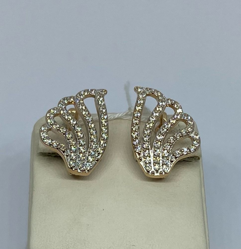 СЕРЬГИ С КАМНЯМИ (Au 585)