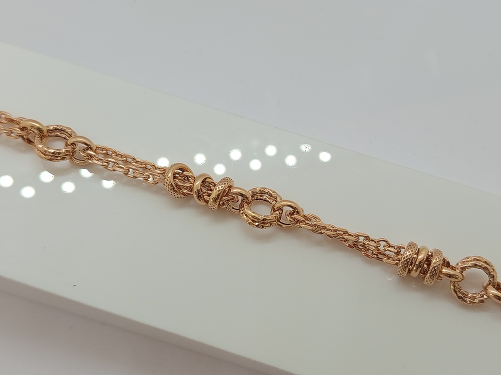 БРАСЛЕТ ФАНТАЗИЯ без камня (Au 585)