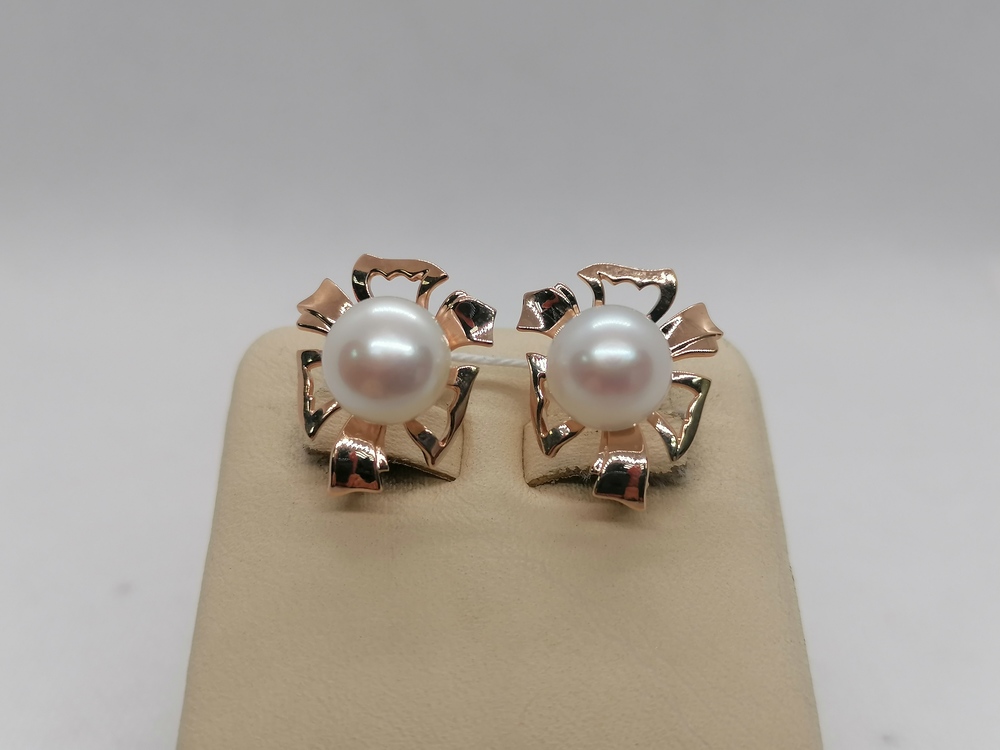 СЕРЬГИ С КАМНЕМ (Au 585)