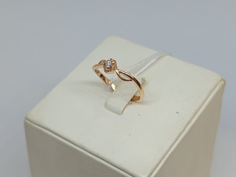 КОЛЬЦО БРИЛЛИАНТ Au 585