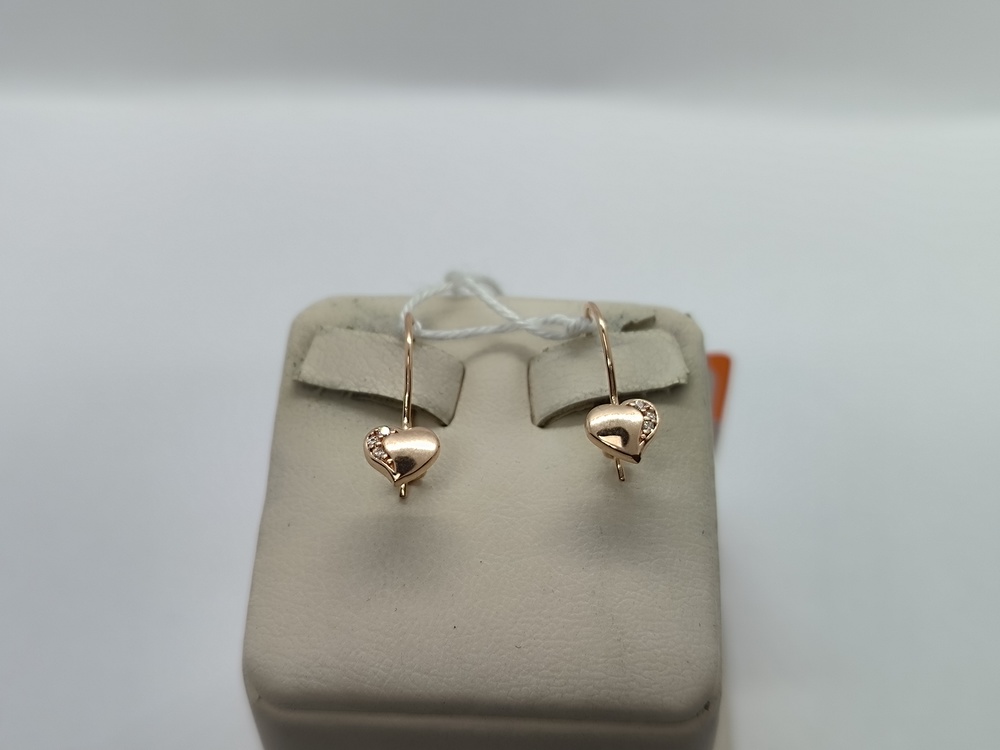 СЕРЬГИ С КАМНЯМИ (Au 585)